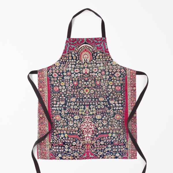 Item preview, Kerman Millefleurs Persian Rug Print designed and sold by Vicky Brago-Mitchell®.