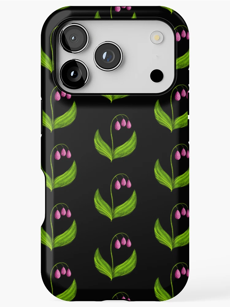Thumbnail 1 of 4, iPhone Case, Flower Drops designed and sold by RathiDesigns.