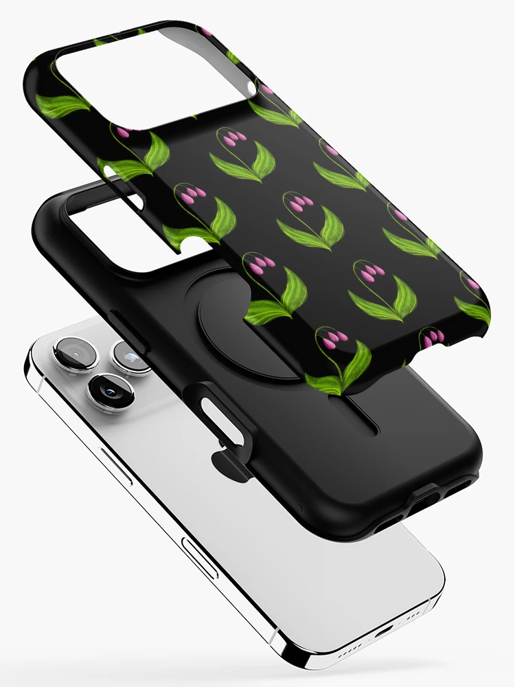 Thumbnail 2 of 4, iPhone Case, Flower Drops designed and sold by RathiDesigns.