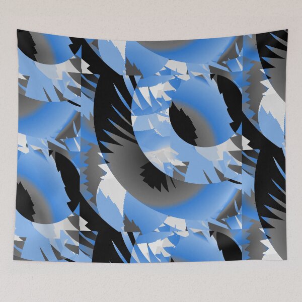 Item preview, Blue tropical rings designed and sold by Tiia Vissak.