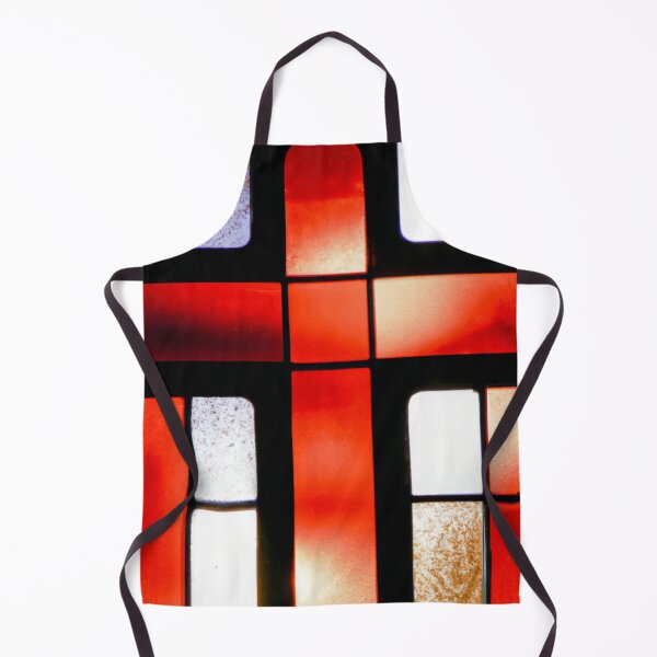 Item preview, Stained Glass of Cross in Red  (AI Generated Art) designed and sold by Cowboy Folly.