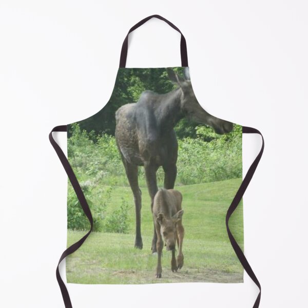 Item preview, Momma Moose and baby designed and sold by BellsPainting.