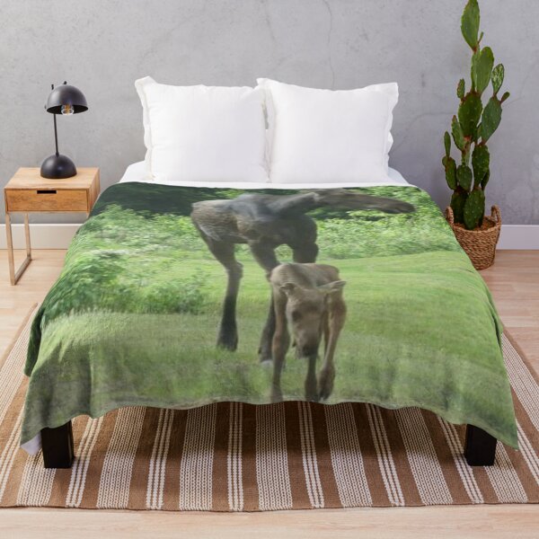 Item preview, Momma Moose and baby designed and sold by BellsPainting.