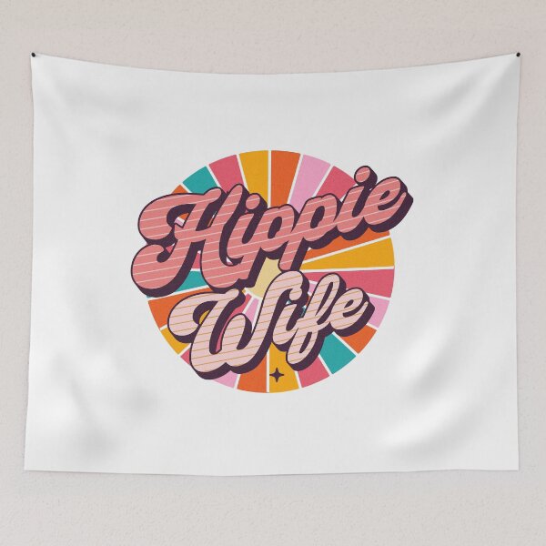 Item preview, Hippie Wife - I Love My Wife - Christmas Gift Idea For Wife designed and sold by AlanPhotoArt.
