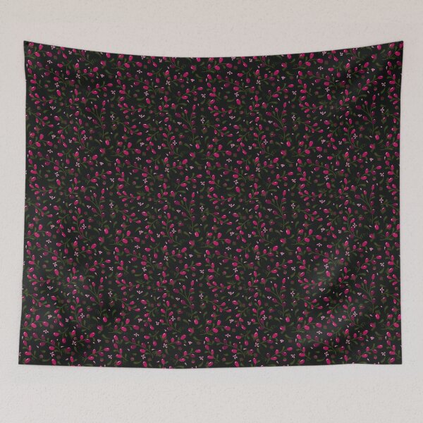 Item preview, Purple and Pink Winter Berries Repeat Pattern by Cherie(c)2022 designed and sold by CheriesArt.