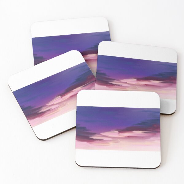 Item preview, abstract sunset painting designed and sold by artdeserveslove.