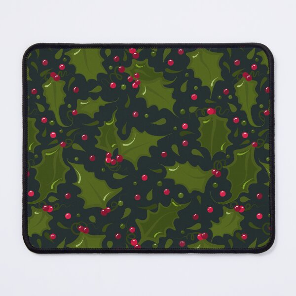 Item preview, Holly Leaves and Red Berries Repeat Pattern by Cherie(c)2022 designed and sold by CheriesArt.
