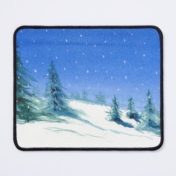 Item preview, Snowy Hills and Trees designed and sold by designs-by-ann.