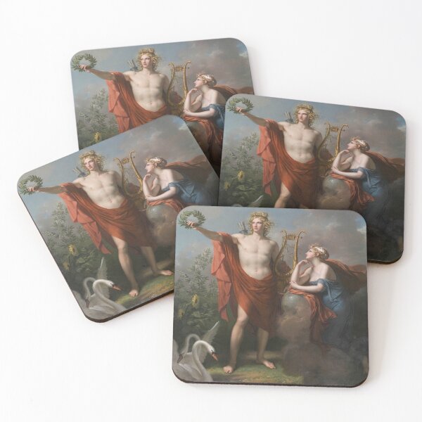 Item preview, Apollo with Urania | Charles Meynier | 1798 Greek Mythology Art designed and sold by CJET.