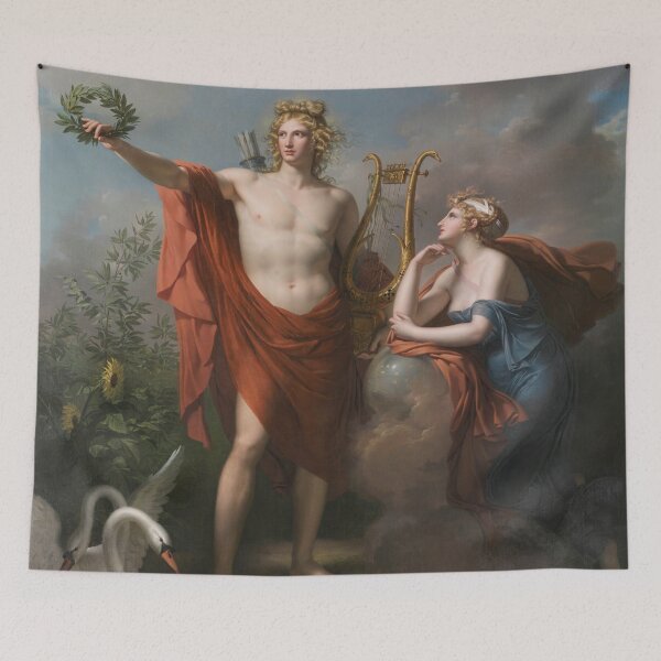 Item preview, Apollo with Urania | Charles Meynier | 1798 Greek Mythology Art designed and sold by CJET.
