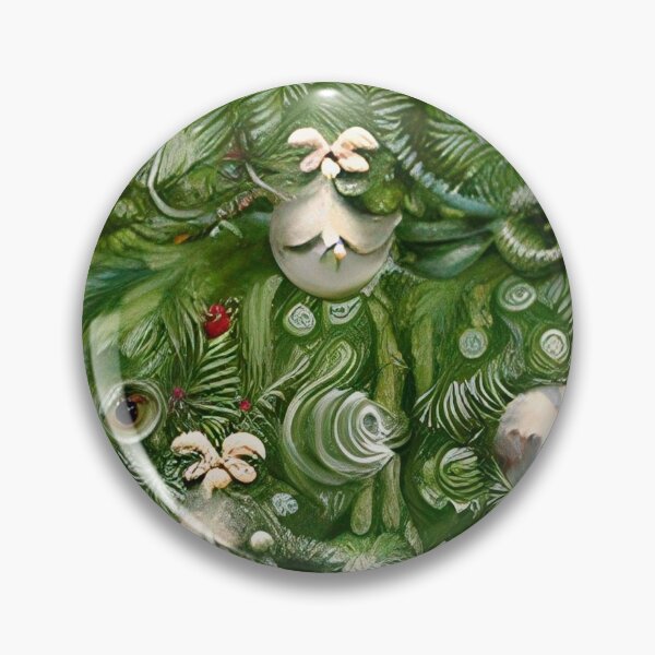 Item preview, Christmas Tree with silver Ornaments designed and sold by JoanNinjaHen.