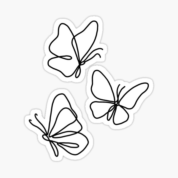 butterflies Sticker