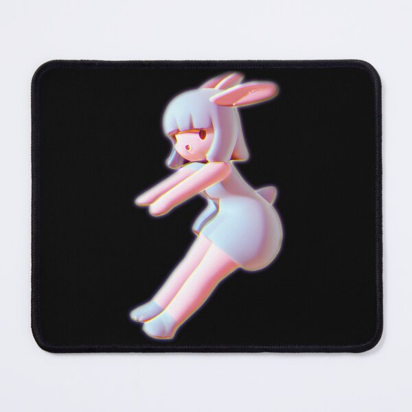 Item preview, Cute bunny cheerleader catching air-- 3D  designed and sold by glitchman2.