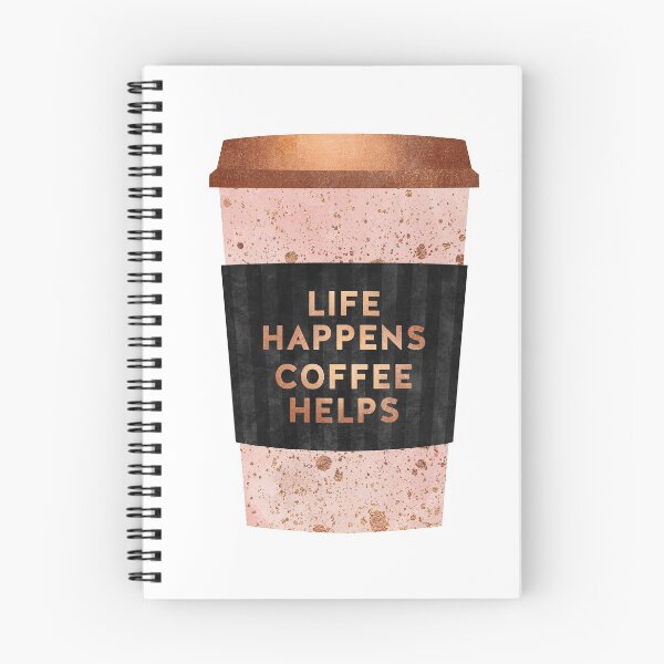 Item preview, Life happens, coffee helps designed and sold by Elisabeth Fredriksson.