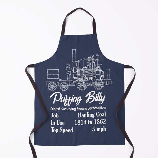 Item preview, Puffing Billy Oldest Surviving Steam Locomotive Train Blueprint Diagram Gift designed and sold by Maljonic.