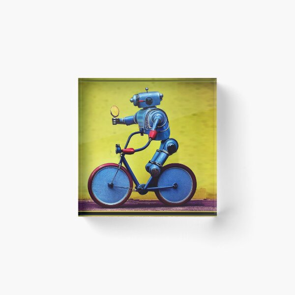 Item preview, Robot Bicyclist designed and sold by mikecosper.