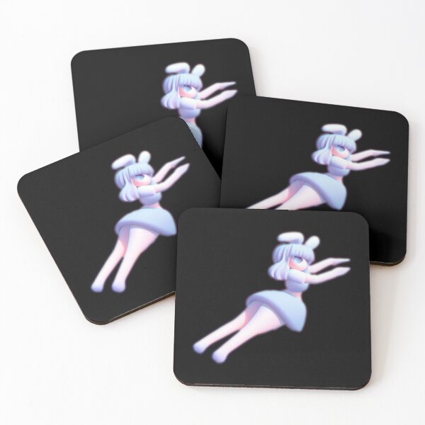 Item preview, Cute bunny cheerleader catching air-- 3D  designed and sold by glitchman2.