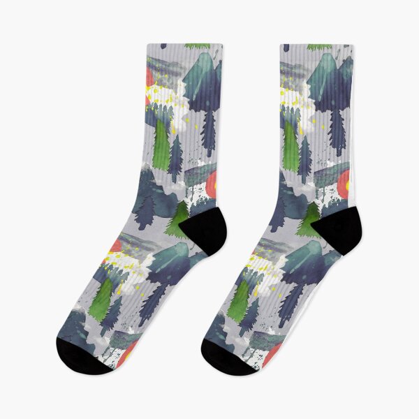 Item preview, Watercolor Colorado on grey designed and sold by EverHigh.