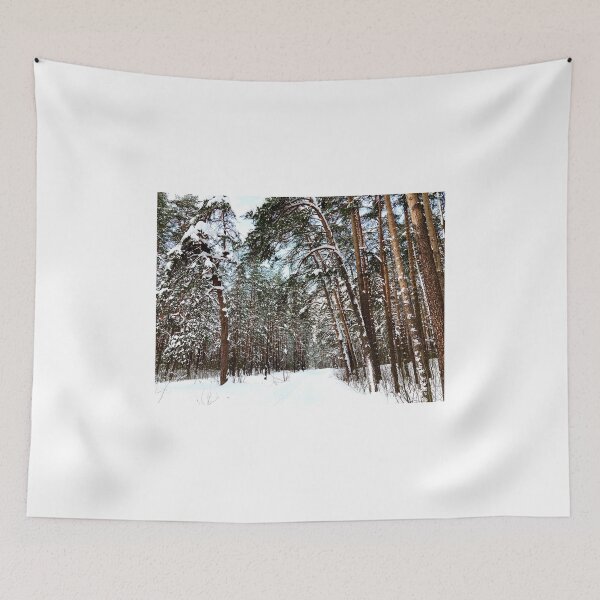 Item preview, View at the Striginsky Bor Forest Park in Nizhny Novgorod and its pine trees designed and sold by Kristina Drozd.