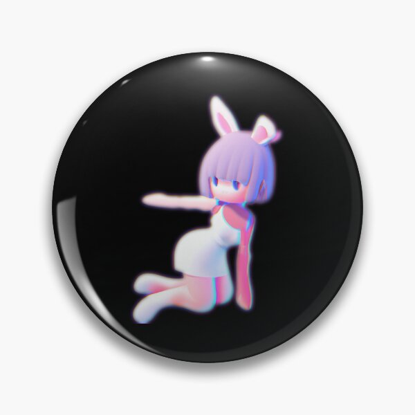 Item preview, Cute bunny cheerleader catching air-- 3D  designed and sold by glitchman2.