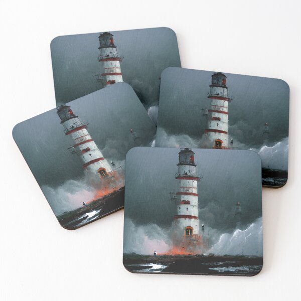 Item preview, Lighthouse in a Storm designed and sold by Galviato.