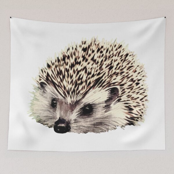 Item preview, Watercolor Hedgehog designed and sold by Yellow-Eyes.