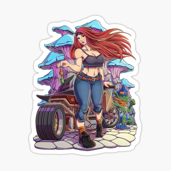 Biker Witch: Dragon's Crown Sticker