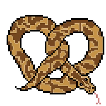 Artwork thumbnail, Pretzel the Python by AbstractArcade