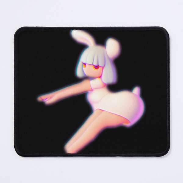 Item preview, Cute bunny cheerleader catching air-- 3D designed and sold by glitchman2.