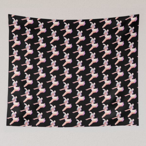 Item preview, Cute bunny cheerleader catching air-- 3D  designed and sold by glitchman2.