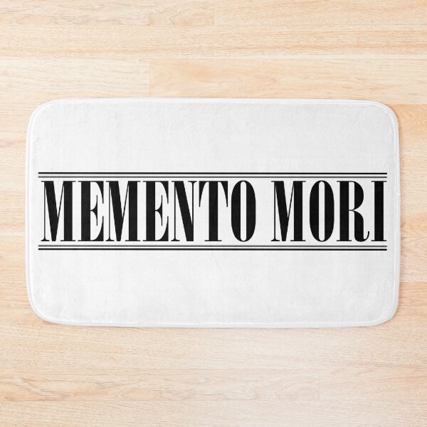 Item preview, Memento Mori (Latin phrase Catholic : Remember your death and mortality) designed and sold by TheCatholicLady.