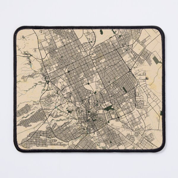 Item preview, Riyadh City Map of Saudi Arabia - Vintage designed and sold by deMAP.