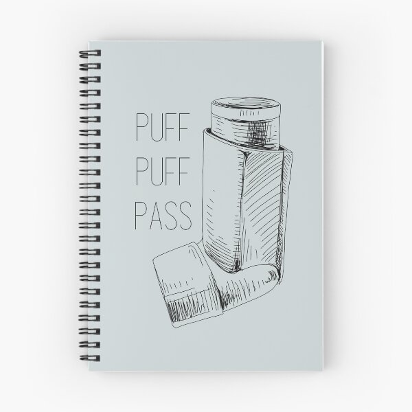 Item preview, Puff Puff Pass // Asthma Inhaler designed and sold by toadsforall.