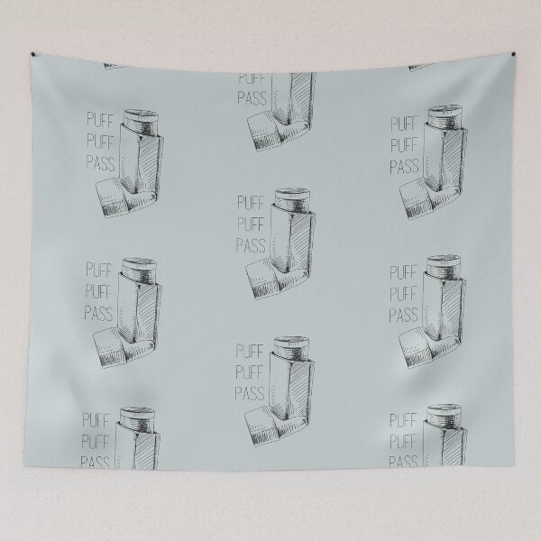 Item preview, Puff Puff Pass // Asthma Inhaler designed and sold by toadsforall.