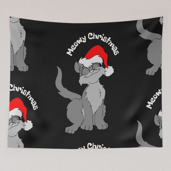 Item preview,  Meowy Christmas Santa Hat designed and sold by MckinleyArt.