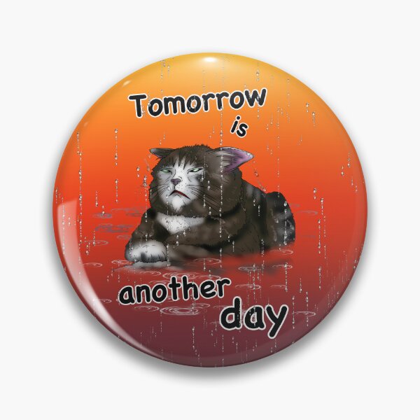 Item preview, sad wet wise cat designed and sold by BeingNow.