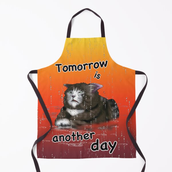 Item preview, sad wet wise cat designed and sold by BeingNow.