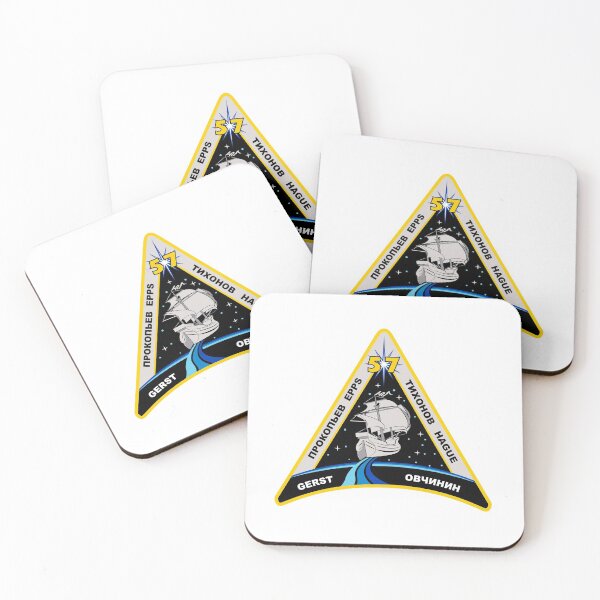 Item preview, ISS Expedition 57 Original Crew Logo designed and sold by Nikki SpaceStuffPlus.