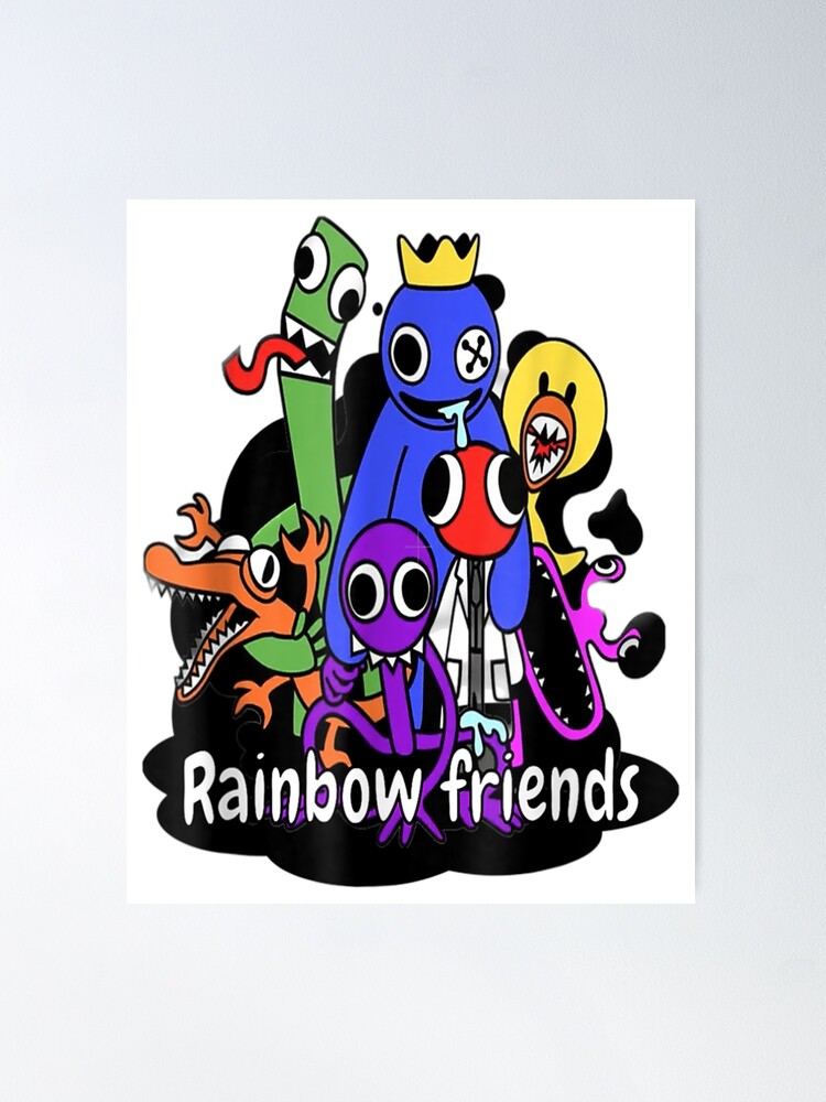 rainbow friends  Poster for Sale by hemphill1