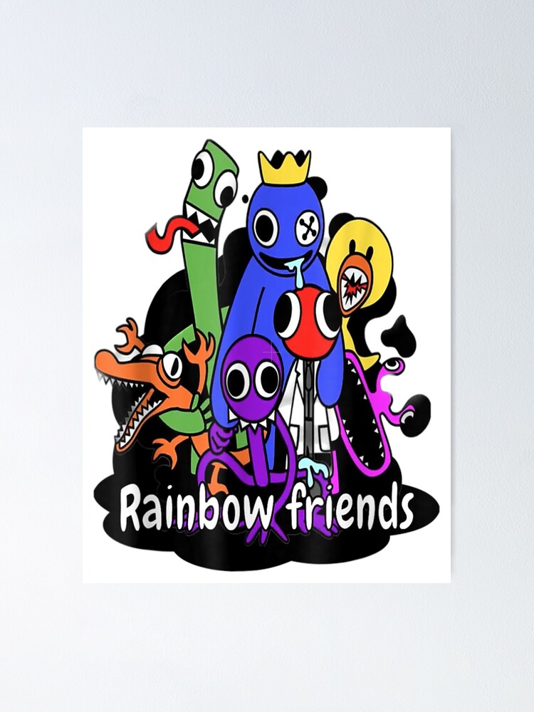 Yellow Rainbow Friends Fan art Sticker for Sale by DrawForFunYt