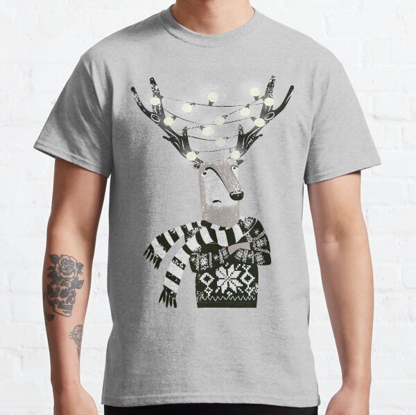 Christmas Bright Reindeer Classic T-Shirt