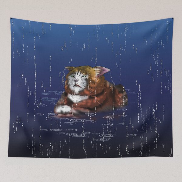 Item preview, wet tuxedo cat designed and sold by BeingNow.