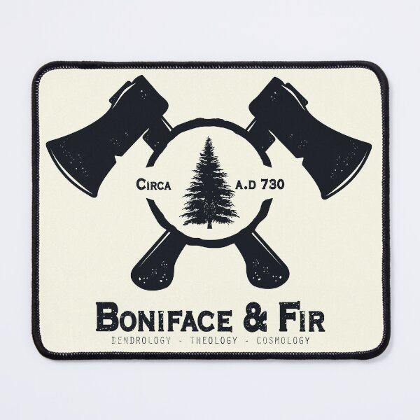 Item preview, Saint Boniface & the Fir Tree Logo designed and sold by Patristix.