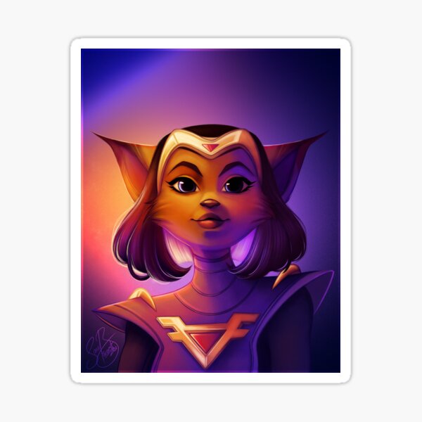 "Ratchet and Clank Sasha Phyronix" Sticker for Sale by farorest