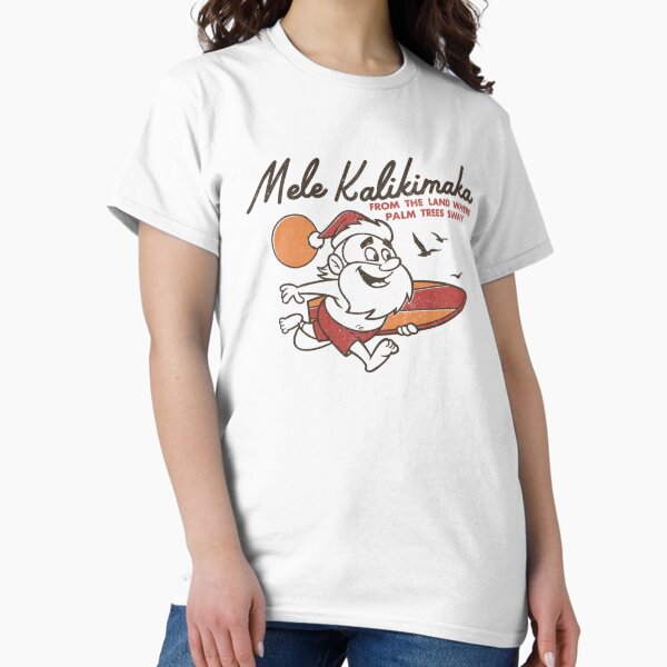 Item preview, Mele Kalikimaka Christmas Santa Surfing designed and sold by MalteMahler.