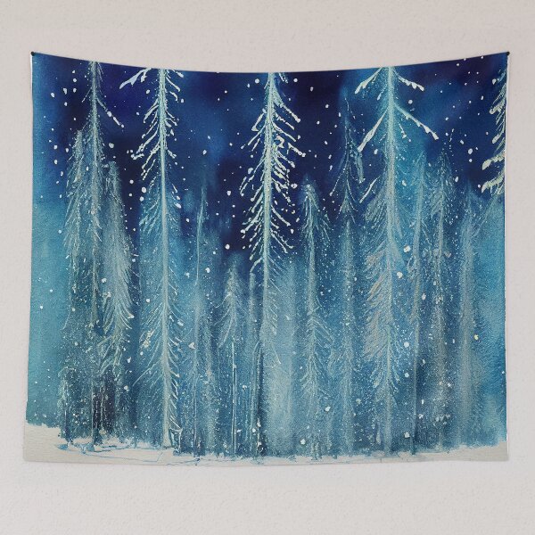 Item preview, Winterland Blue designed and sold by Red-Alien.