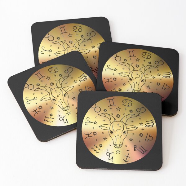 Item preview, Capricornus Zodiac Sign Sea-Goat Horoscope Symbol designed and sold by 27th-Tee.