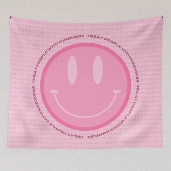 Item preview, treat people with kindness - smiley face  designed and sold by Moth and Match.