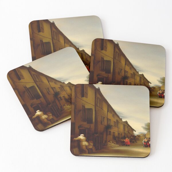 Item preview, small village street in style of Rembrandt designed and sold by David-Howells.