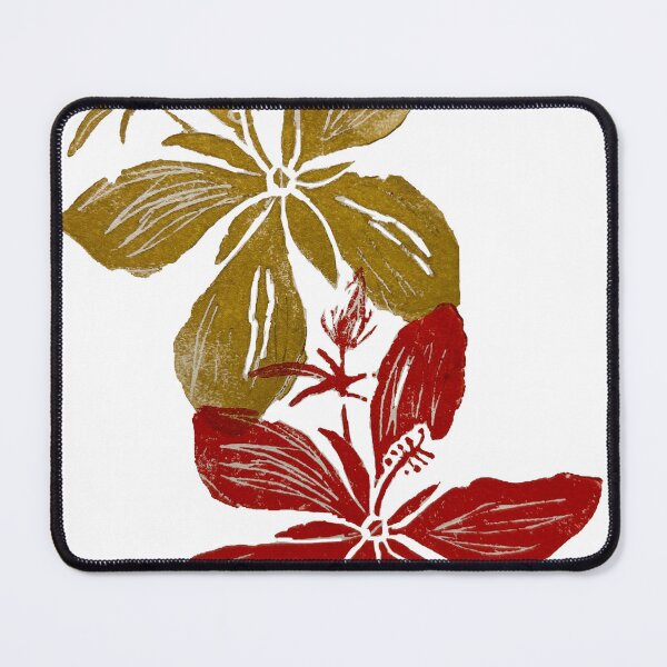 Item preview, Scarlet Hibiscus - Scarlet & Gold designed and sold by thehowlingdingo.